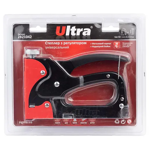 Степлер Sigma з регулятором універсальний (2821042) - фото 8