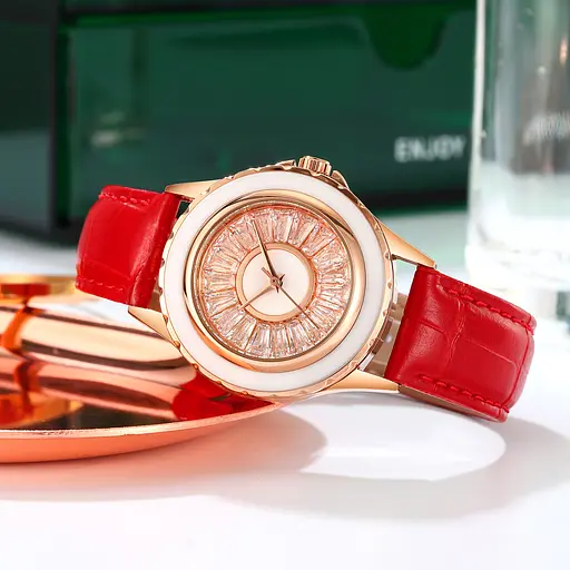 Наручний годинник жіночий 2172RGRD Rose Gold-Red Skmei acs0030200 - фото 4