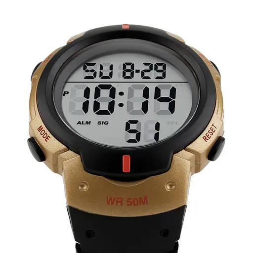 Часы наручные мужские Skmei 1068 Gold, 1068GD (12261) - фото 3