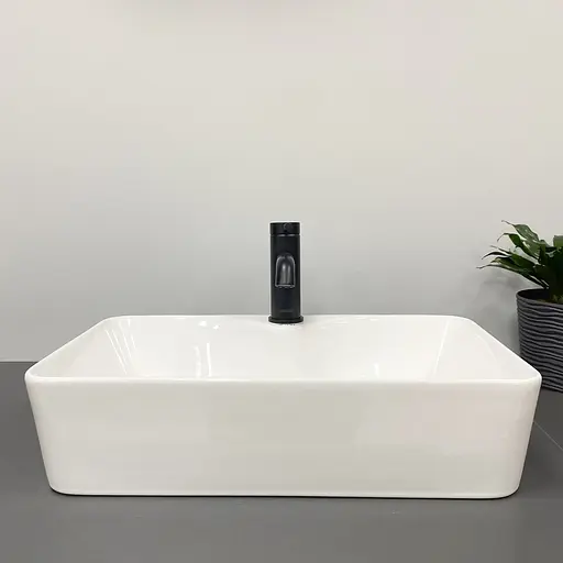 Умивальник VBI Forli L white накладний VBI-011103, Білий - фото 5