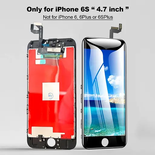 EFAITHFIX Дисплей для iPhone 6S Заміна РК-екрана Чорний 4,7-дюймовий дисплей у зборі Рамки 3D Сенсорний екран Дигітайзер - фото 2