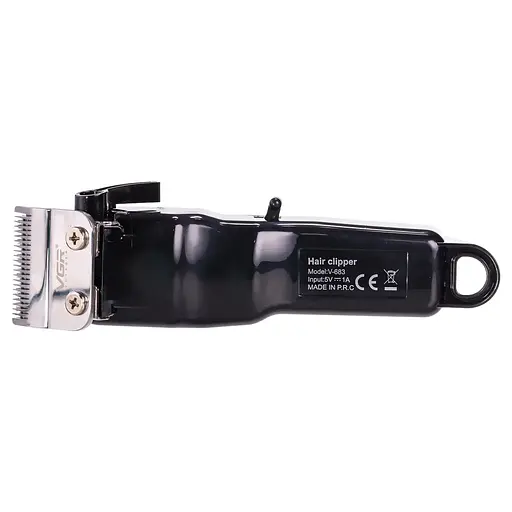 Подарунковий бокс: електробритва VGR V-306 + професійна машинка для стрижки VGR V-683 + універсальний триммер з насадками CP2026-17 - фото 5