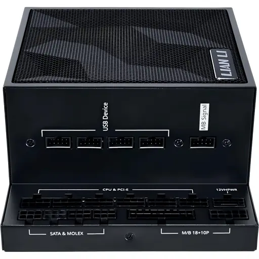 Блок живлення Lian Li EDGE1300 1300W 80 PLUS PLATINUM BLACK (G9P.EG1300.BE00.EU) - фото 2