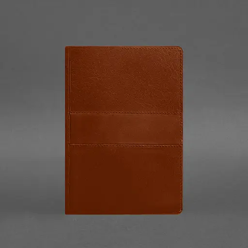 Кожаный блокнот А5 (софт-бук) 9.3 светло-коричневый Краст - фото 6