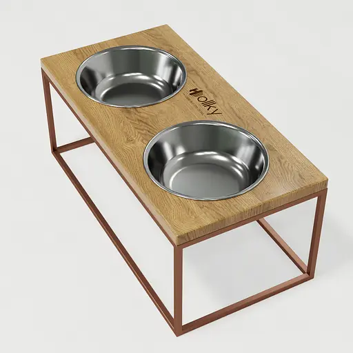 Hollky Base XL20 — миски на підставці для великих собак (2 × 1,8 л) - фото 6