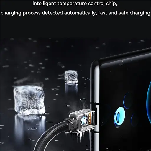 Кабель Usams US-SJ684 Type-C TO Type-C 100W 1.2m orange - фото 5