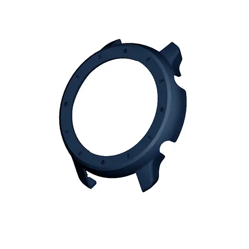 Защитный бампер Tamister для часов Amazfit GTR 47 мм темно синий - фото 2