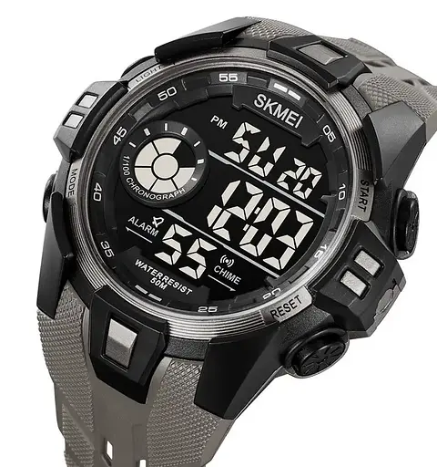 Годинник чоловічий спортивний наручний Skmei 2123 (Сірий) - фото 2