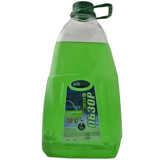 Омивач скла зимовий етиловий Автотрейд Obzor Auto Яблуко (-20) 5 л