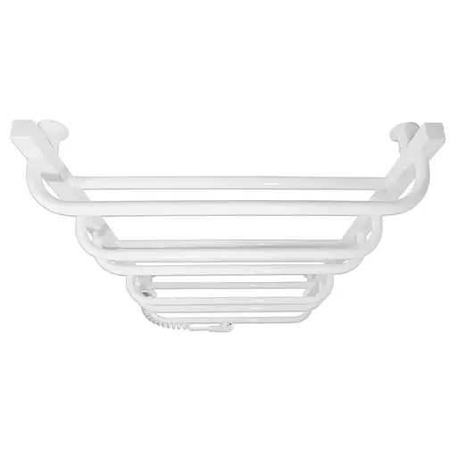 Электрический полотенцесушитель Laris Зебра Комфорт ЧФ10 500x900 Е левый R3 77700090, Белый, Левое, Электронный - фото 4