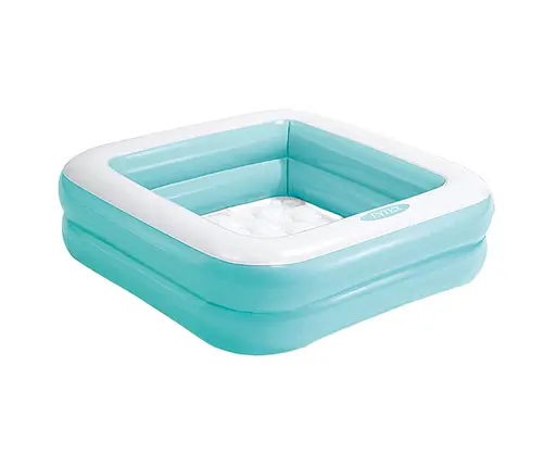 Басейн надувний квадратний, м'яке дно, 57100NP Intex (6941057451008) Блакитний - фото 1