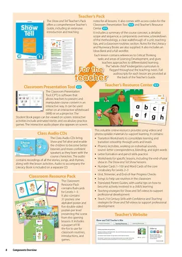 Show and Tell Second Edition 1 Teacher's Pack - фото 4