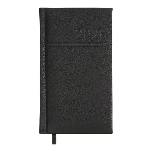 Еженедельник датированный Buromax Orion 2026 черный 153 х 85 мм (BM.2895-01)