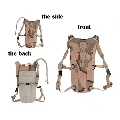 Гидратор рюкзак для воды Hotspeed Sansha camouflage военный на 2.5 л - фото 2