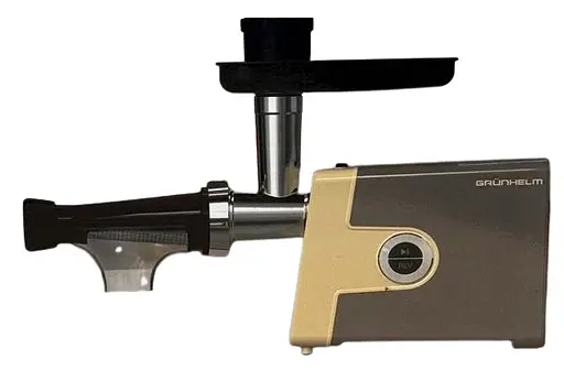 Электрическая мясорубка Grunhelm AMG181STJ с насадкой для томатов и колбас 1800 Вт - фото 1