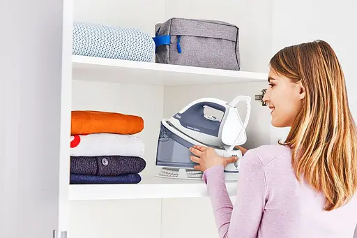 Tefal Праска-парогенератор Optimal, 2200Вт, 1200мл, паровий удар -190гр, постійна пара - 110гр, керам. підошва, біло-синій - фото 7