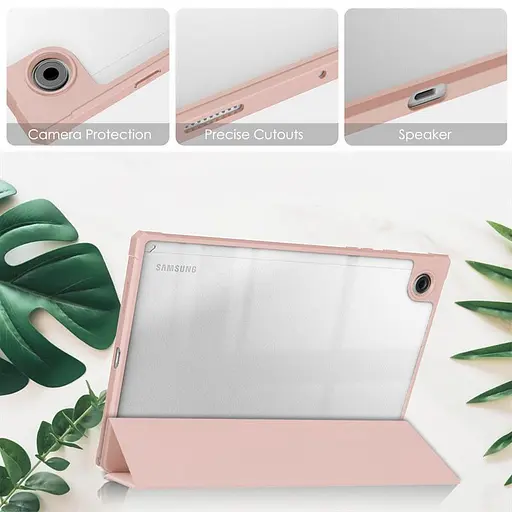Чохол TPUCristal SlimTPU Spen holder Samsung Galaxy Tab A9 Plus SM X210 X215 X216 Світло-рожевий - фото 3