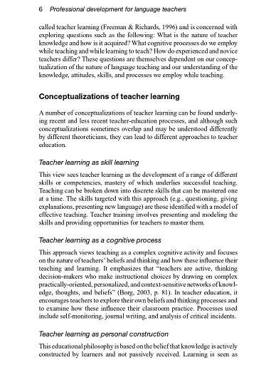 Professional Development for Language Teachers. Strategies for Teacher Learning - фото 7