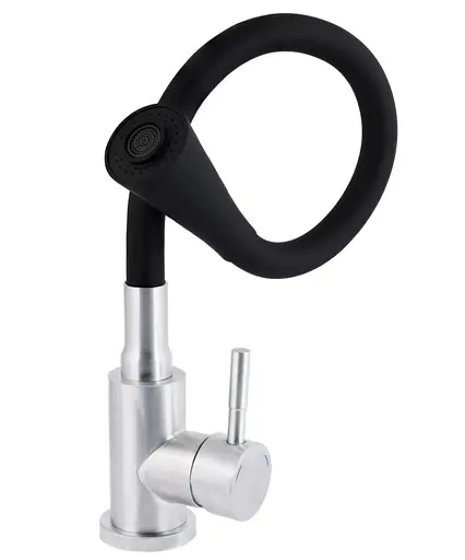 Змішувач для кухні Lidz Aria 015F31 з гнучким виливом LDARI015F31BNK31872 - фото 2