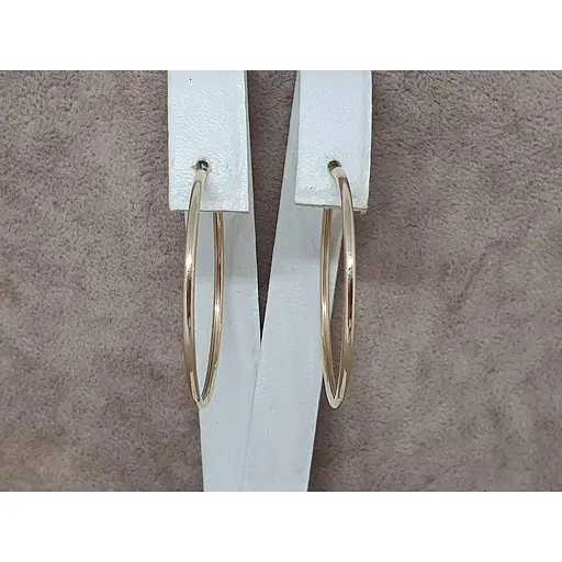 Золоті сережки-кільця Favoritum. 210006_Л - фото 3