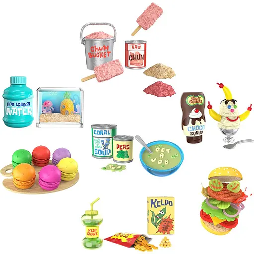 Ігровий набір MGA's Miniverse SpongeBob Створи смаколики Красті Краб (599296) - фото 5