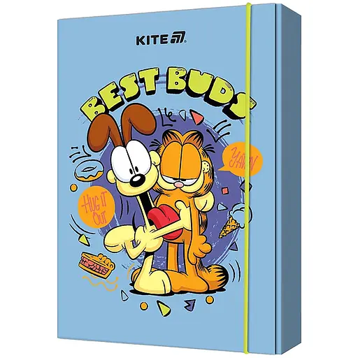 Папка для тетрадей Kite Garfield В5 на резинке (GF25-210)