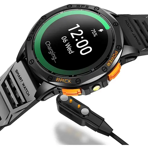 Смарт-часы Uwatch Smart GPS Max Black 2 ремешки (3337) - фото 8