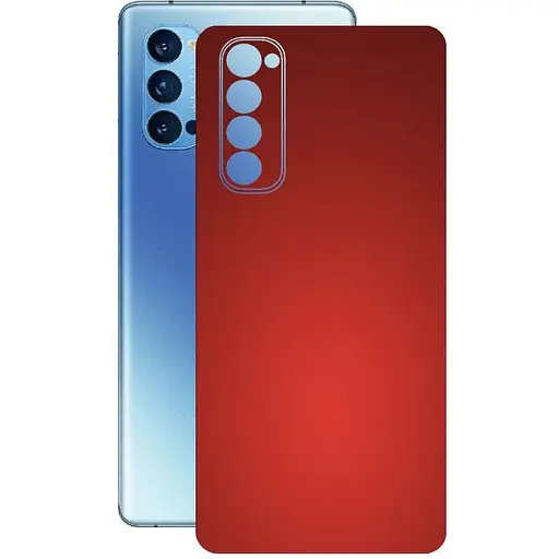 Захисна плівка StatusSKIN для Oppo Reno 4 Pro Корпус Вініл червона матова - фото 1