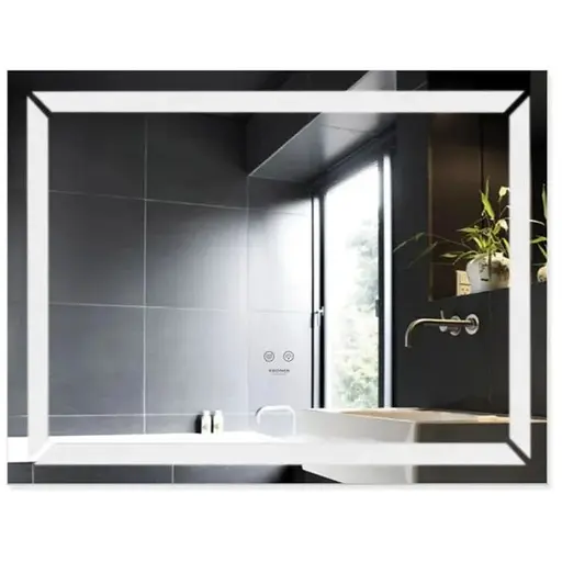 Дзеркало Kroner KRM Spiegel HR1 - 9070 з LED-підсвічуванням та антизапітнінням (CV030031) - фото 1