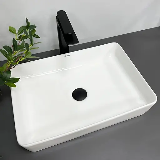 Умивальник VBI Triest 50 white накладний VBI-012702, Білий - фото 1