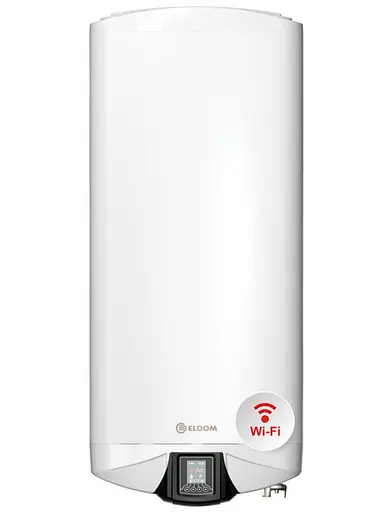 Водонагреватель Eldom GALANT 60 л, 3,3 кВт, мокрый ТЭН, вертикальный, прямоугольный, белый (DU060W-W) - фото 1