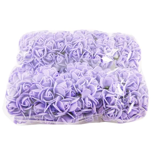 Декоративні троянди для творчості KV-728 пучок 12 штук - фото 2