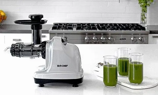 Соковитискач BioChef Axis Cold Press Juicer срібло - фото 8