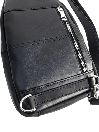 Чоловіча шкіряна сумка через плече Newery sum0026693 - фото 7