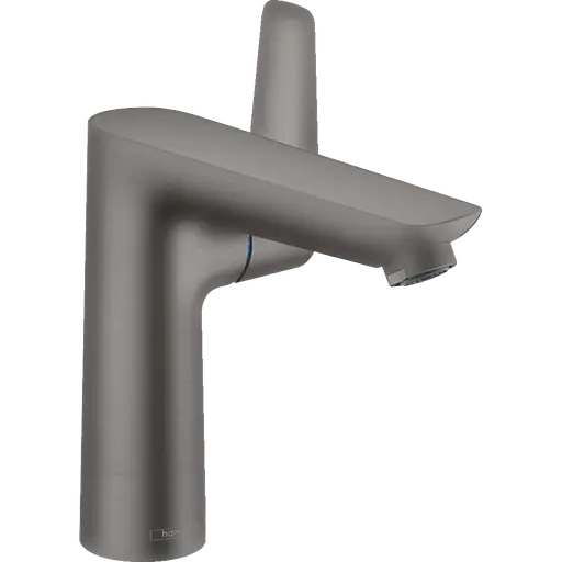 Смеситель для умывальника Hansgrohe Talis E 150 с донным клапаном черный хром 71754340 Шлифованный черный хром - фото 1