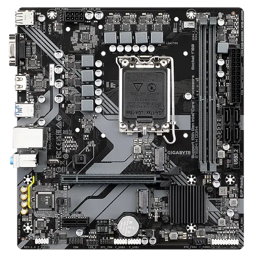 Mатеринська плата Gigabyte B760M H DDR4 LGA 1700 (B760M H DDR4)