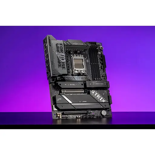 Материнская плата Asus Rog Strix X870E-E Gaming WIFI sAM5 X870E 4xDDR5 M.2 HDMI WiFi BT ATX - фото 3