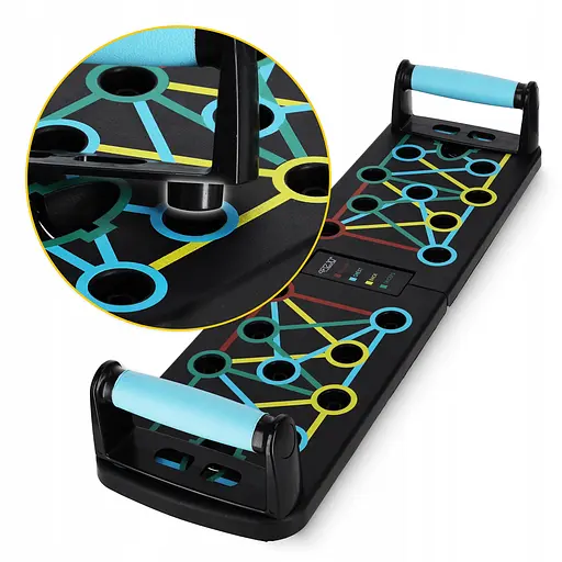 Упоры (доска) для отжиманий со сменным хватом 4FIZJO Push-up Board (P-5907739312785) - фото 4