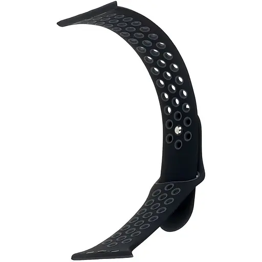 Ремешок Apple Watch Nike Sport 42/44/45/46/49 мм Черный/Серый - фото 1