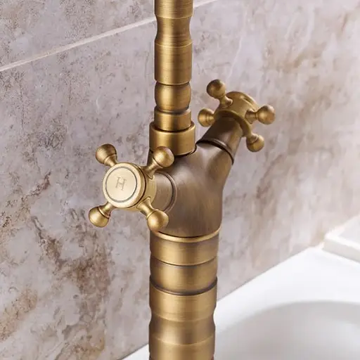 Смеситель для кухни Rea Rustico brushed gold REA-B5521 Золотой - фото 2