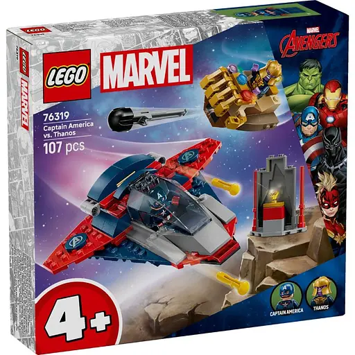 Конструктор LEGO Marvel Super Heroes Капітан Америка проти Таноса 107 деталей (76319)  - фото 1