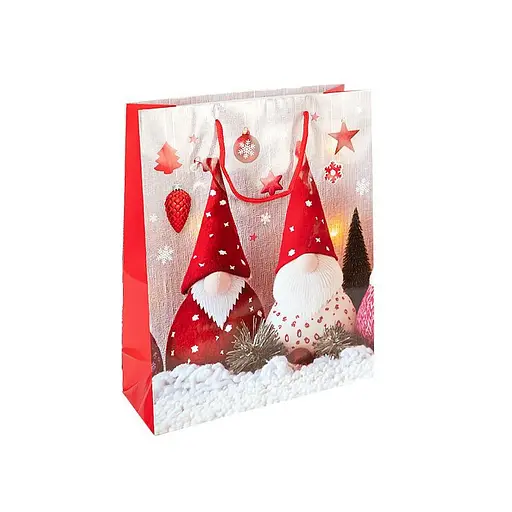 Пакет подарочный "Новый год" Bambi 2575-1 размер 32х44х11 см - фото 1