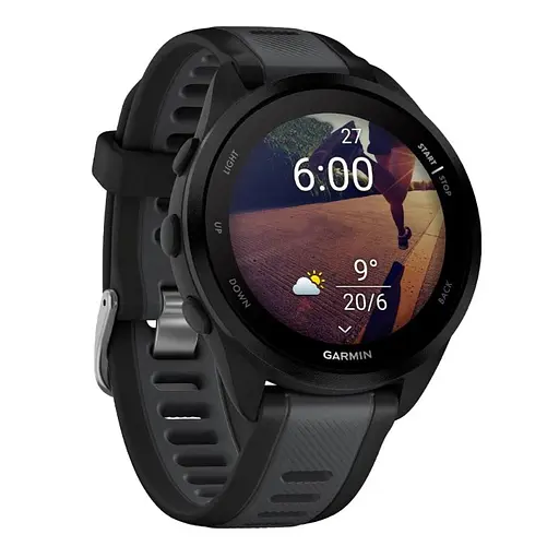 Смарт-годинник Garmin Forerunner 165 Music Black/Slate Gray (010-02863-30/B0) - фото 5