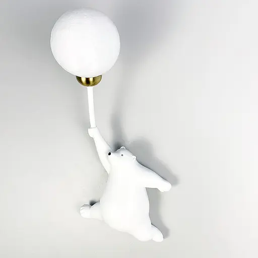 Бра-ведмедик Line F із плафоном зліва Арт. WSG10-100 Left - фото 4