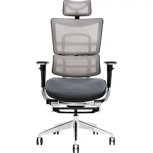 Офисное кресло GT Racer X-801L (W-20, B-40), светло-серое (X-801L Bright Gray (W-20 B-40)) - фото 3