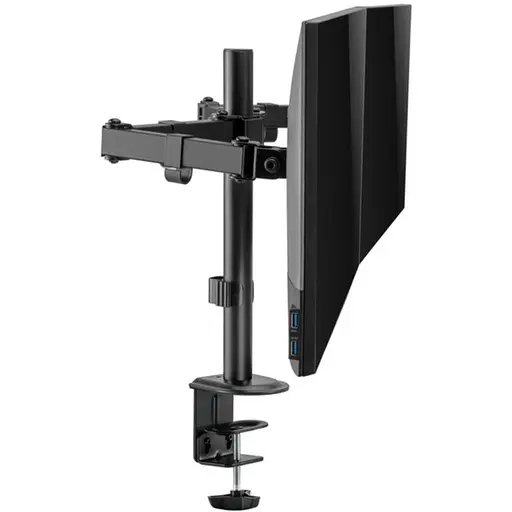 Кронштейн настільний OfficePro OPMA-102 для двох моніторів 17-32 дюйми Black - фото 8