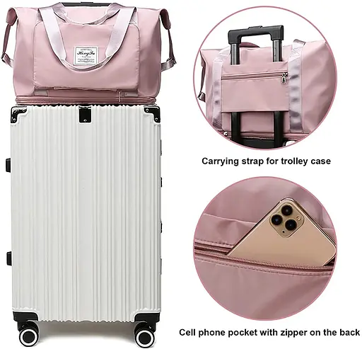 Дорожная сумка для путешествий для ручной клади Пудра - фото 5