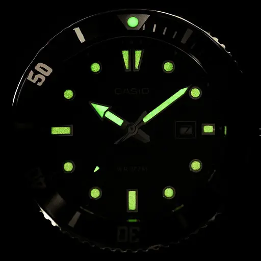 Часы наручные кварцевые мужские водонепроницаемые Casio MDV-107D-3AVEF - фото 3