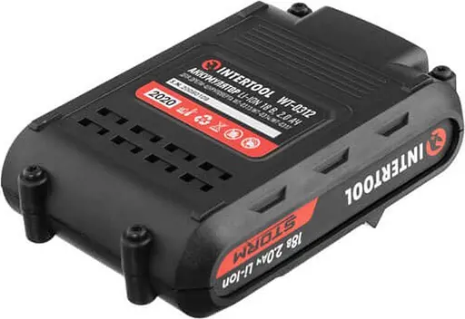 Аккумулятор для электроинструмента Intertool 18V 2Ah (WT-0312) [89160] - фото 3