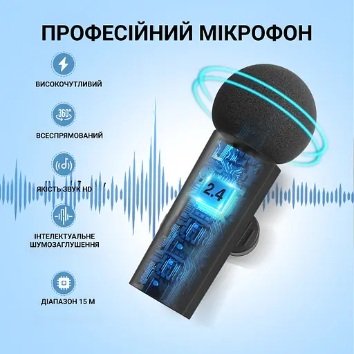 Мікрофон Fifine M8 Wireless (M8) - фото 4